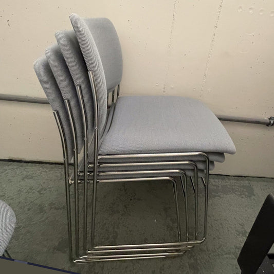 Konferenzstühle gepolstert blau