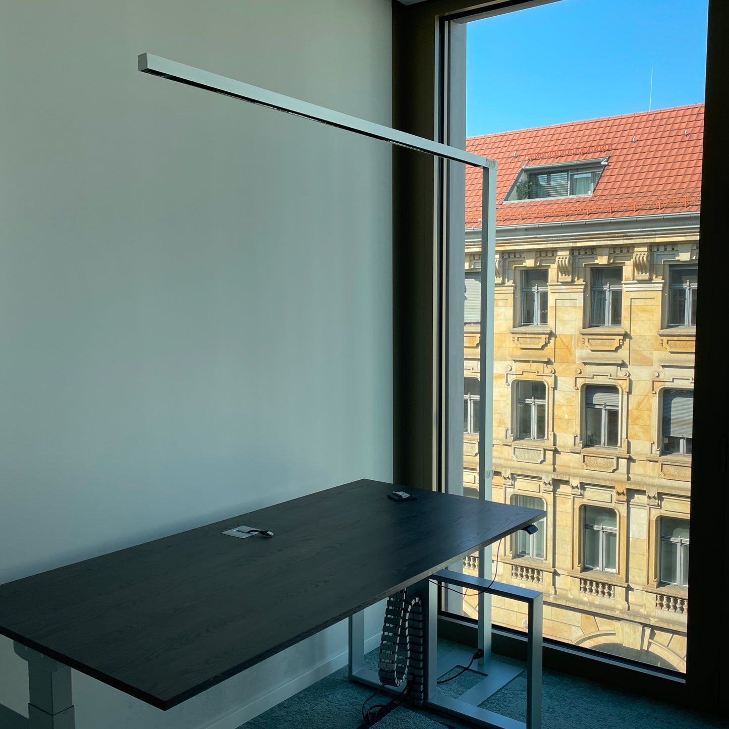 Stehleuchte - Lens Floor Double, Aluminium