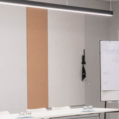 Whiteboard, Lintex, 119x249 cm, mit Filz-Pinnwand