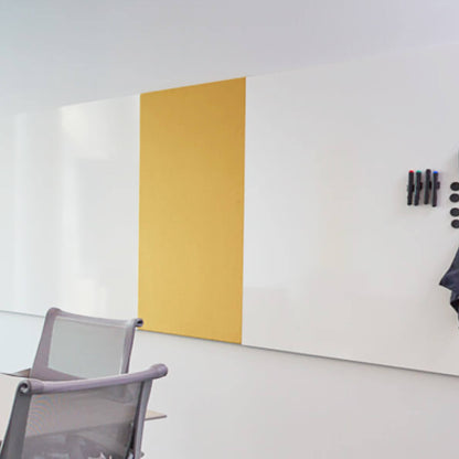 Whiteboard, 199x119 cm, mit Filz-Pinnwand